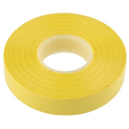 Elektrikářská páska, název: AT7, Žlutá Polyvinylchlorid 8000 V 12mm x, délka: 20 m tloušťka 0.13 mm Advance Tapes