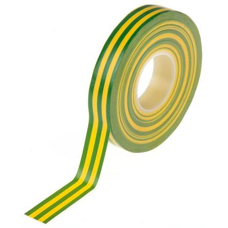 Elektrikářská páska, název: AT7, Žlutá Polyvinylchlorid 8000 V 12mm x, délka: 20 m tloušťka 0.13 mm Advance Tapes