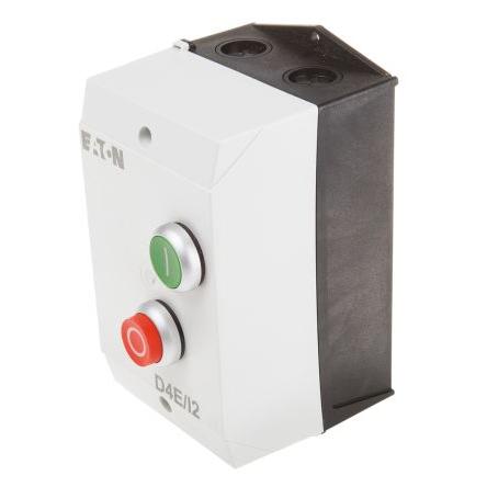 Eaton Startér DOL, rozsah: D4E 750 W 11A 400V ac 1pólový 1fázový IP65