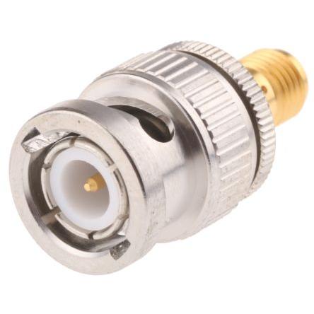 Huber+Suhner Adaptér RF, orientace těla: Rovný, 50 Ω, 11Hz Vnější, typ kabelu: Koaxiální Vnitřní, obklad těla: Zlacený,