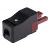 RS PRO Svorkovnice bez pojistky 2.5mm², Kabel Černá, Hnědá, počet cest: 2 16A, 2.5mm², 400V Šroubová