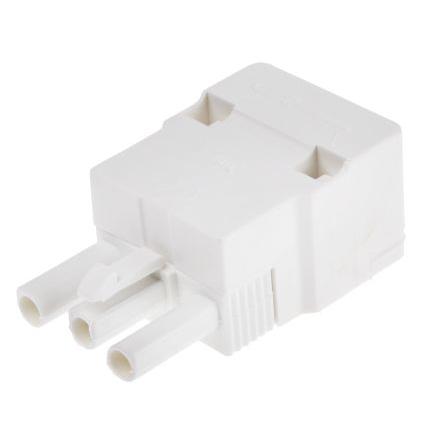 RS PRO Svorkovnice bez pojistky 2.5mm², Kabel Bílá, počet cest: 3 16A, 2.5mm², 400V Šroubová