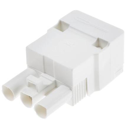 RS PRO Svorkovnice bez pojistky 2.5mm², Kabel Bílá, počet cest: 3 16A, 2.5mm², 400V Šroubová