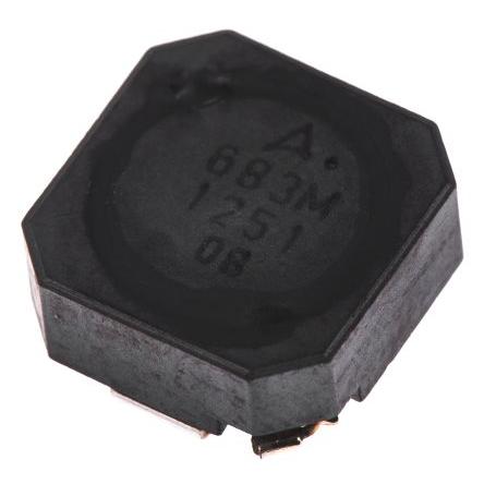 Drátový induktor pro povrchovou montáž, řada: B82462-G4 68 μH Ano materiál jádra Ferit SRF:8 MHz ±20 % Vinutý 1.3 A Idc