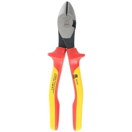 Boční řezačka Splňuje normu VDE/1000V, celková délka: 180mm, 2složkový Diagonální, 2složkový s 10mm dlouhými čelistmi