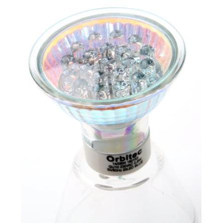 LED reflektor, svítivost: 40 lm, řada: PAR16, 4 W, objímka žárovky: GU10, Reflektor, 230V, barevný tón: Modrá Orbitec