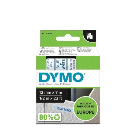 Páska do tiskárny štítků barva tisku modrá Bílá Vrstvené pro různé modely tiskáren Dymo 210D, Dymo PnP, Dymo 420P, Dymo