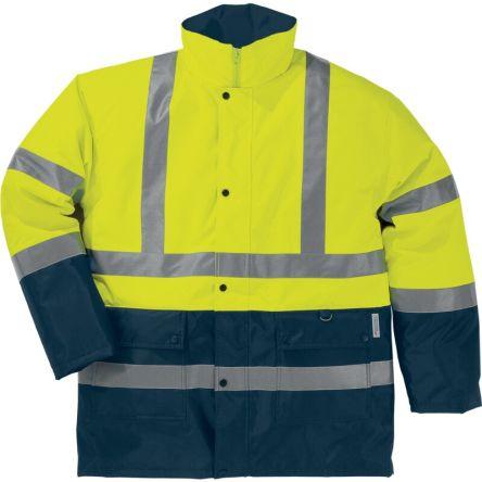 Delta Plus STRADA2 Žlutá Unisex Bunda Parka s vysokou viditelností XL