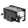 Schurter Konektor IEC C14, orientace těla: Rovný, Zacvakávací montáž velikost pojistky 5 x 20 mm Vnější, 250V 10A