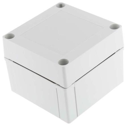 Fibox Pouzdro, řada: ABS IP66, IP67 Nestíněný barva Šedá IK07 ABS 100 mm 75 mm 100 mm Polyuretan