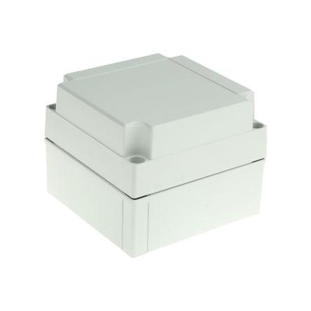 Fibox Pouzdro IP66, IP67 Nestíněný barva Šedá ABS 130 mm 100 mm 130 mm