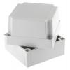 Fibox Pouzdro IP66, IP67 Nestíněný barva Šedá ABS 130 mm 125 mm 130 mm