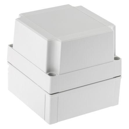 Fibox Pouzdro IP66, IP67 Nestíněný barva Šedá ABS 130 mm 125 mm 130 mm
