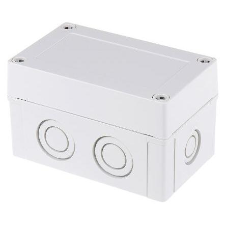 Fibox Pouzdro IP66, IP67 Nestíněný barva Šedá barva Šedá Polykarbonát 130 mm 75 mm 80 mm Termoplastický elastomer