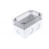 Fibox Pouzdro IP67, IP66 barva Šedá IK08 barva Průhledné Polykarbonát 130 mm 75 mm 80 mm Termoplastický elastomer