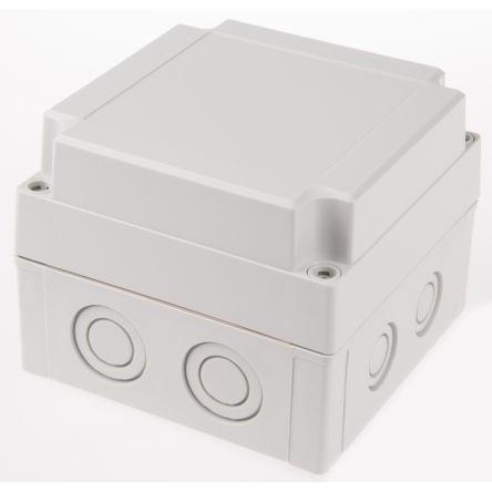 Fibox Pouzdro IP67, IP66 Nestíněný barva Šedá IK08 barva Šedá Polykarbonát 130 mm 100 mm 130 mm Termoplastický elastomer