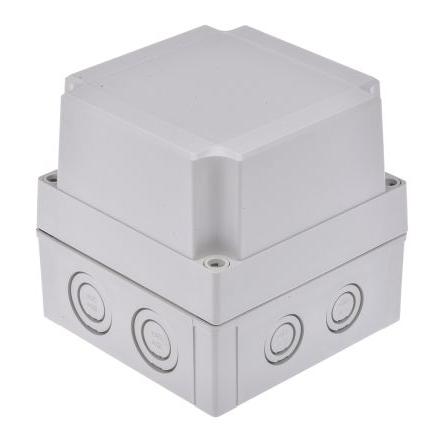 Fibox Pouzdro IP66, IP67 Nestíněný barva Šedá IK08 barva Šedá Polykarbonát 130 mm 125 mm 130 mm Termoplastický elastomer