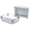 Fibox Pouzdro IP66, IP67 barva Šedá IK08 barva Průhledné Polykarbonát 180 mm 100 mm 130 mm Termoplastický elastomer