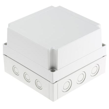 Fibox Pouzdro IP67, IP66 barva Šedá IK08 barva Šedá Polykarbonát 180 mm 125 mm 180 mm Termoplastický elastomer