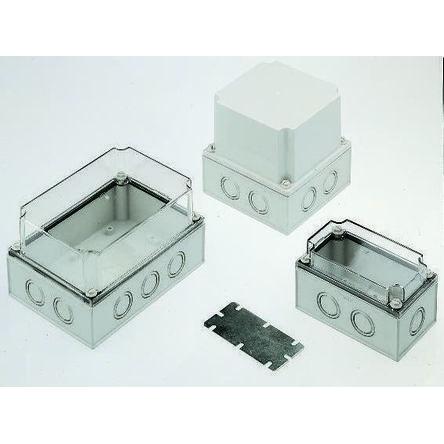 Fibox Pouzdro IP67, IP66 barva Šedá IK08 Polykarbonát 255 mm 125 mm 180 mm Termoplastický elastomer