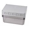 Fibox Pouzdro IP66, IP67 Nestíněný barva Šedá IK08 barva Čirá Polykarbonát 255 mm 150 mm 180 mm Polyuretan