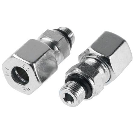 Hydraulická armatura Vnější GE08LR1/8EDCF Parker G 90 ° 8 mm