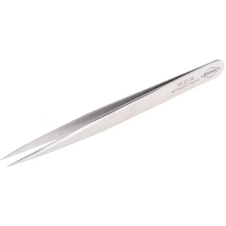 Pinzeta, celková délka: 120mm Antimagnetický, Nerezová ocel Hladký špička Knipex