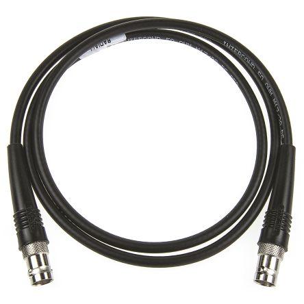 Koaxiální kabel, řada: Cable Assembly, Černá Vnitřní, A: BNC Vnitřní, B: BNC 1 m Radiall