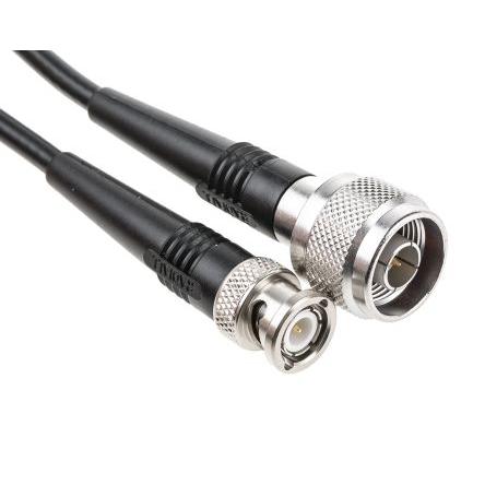 Koaxiální kabel, řada: Cable Assembly, Černá Vnější, A: BNC Vnější, B: Typ N 500 mm Radiall