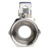 Kulový ventil, Nerezová ocel ASTM A351-CF8M 2cestný 68 bar RS PRO BSPP