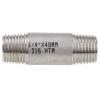 Nerezová spojka trubek Přímý Vsuvka 39.878 mm Vnější Kulatý RS PRO 1/4 in Vnější 1/4 in
