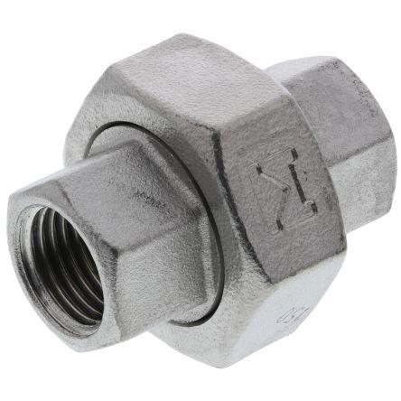 Nerezová spojka trubek Přímý Spojka 34.544 mm Vnitřní Šestihran RS PRO G 1/4 in Vnitřní G 1/4 in
