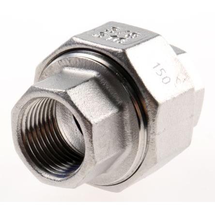 Nerezová spojka trubek Přímý Spojka 37.59 mm Vnitřní Osmiúhelník RS PRO G 3/8 in Vnitřní G 3/8 in