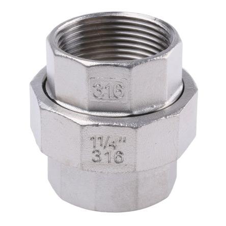 Nerezová spojka trubek Přímý Spojka 58 mm Vnitřní RS PRO G 1-1/4 in Vnitřní G 1-1/4 in