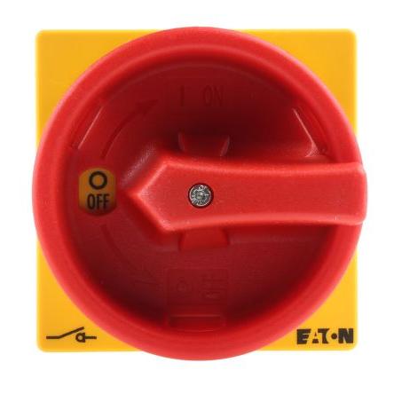 Eaton Oddělovací (hlavní) vypínač, rozsah: T0-2 3pólový Zadní IP65 20A 5.5 kW