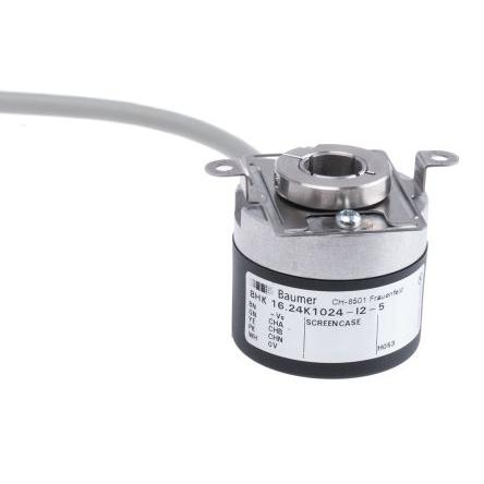 Přírůstkový kodér, řada: BHK Optické HTL/Push Pull 30V dc 12000 rpm 1024 ppr Dutý IP42 Baumer 12 mm