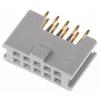 Patice PCB, řada: 8500, orientace těla: Rovný, rozteč: 2.54 mm Deska-deska, počet kontaktů: 10, počet řad: 2, Průchozí