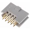 Patice PCB, řada: 8500, orientace těla: Rovný, rozteč: 2.54 mm Deska-deska, počet kontaktů: 10, počet řad: 2, Průchozí