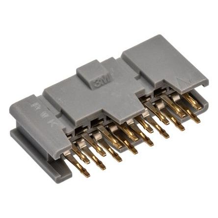 Patice PCB, řada: 8500, orientace těla: Rovný, rozteč: 2.54 mm Deska-deska, počet kontaktů: 16, počet řad: 2, Průchozí