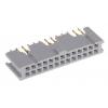 Patice PCB, řada: 8500, orientace těla: Rovný, rozteč: 2.54 mm Deska-deska, počet kontaktů: 26, počet řad: 2, Průchozí
