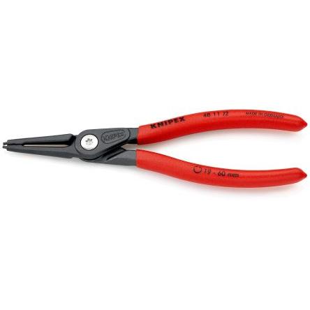 Kleště na pojistné kroužky, celková délka: 180mm 1, Chrom-vanadová ocel, Elektrická ocel Knipex Rovný nos
