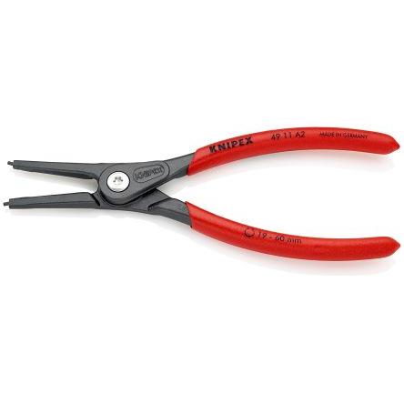 Kleště na pojistné kroužky, celková délka: 180mm 1, Elektrická ocel, Chrom-vanadová ocel Knipex Externí