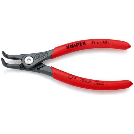 Kleště na pojistné kroužky, celková délka: 130mm 1, Chrom-vanadová ocel, Elektrická ocel Knipex