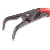 Kleště na pojistné kroužky, celková délka: 165mm 1, Elektrická ocel, Chrom-vanadová ocel Knipex Ohnutý nos