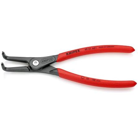 Kleště na pojistné kroužky, celková délka: 210mm 1, Chrom-vanadová ocel, Elektrická ocel Knipex Externí