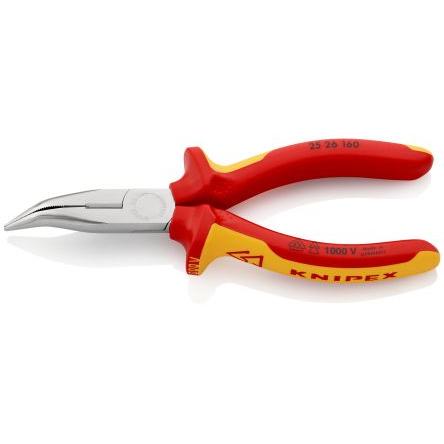 Kleště s dlouhými čelistmi 1, celková délka: 160mm, Vanadová elektrická ocel délka čelistí 50mm Kulatý Knipex Splňuje