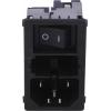 Schurter Konektor IEC 6A, řada: KFM C14 Vnější, Zacvakávací montáž 5 x 20 mm, 250V ac 2 póly, 50Hz, 60 Hz Pájecí, 85 °C