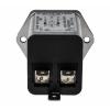Schurter Konektor IEC 4A C14 Vnější, Montáž do panelu, 250V ac, 60Hz Rychlé připojení, 85 °C, -25 °C
