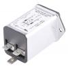 Schurter Konektor IEC 6A, řada: DC12 C14 Vnější, Montáž do panelu, 250V ac, 60Hz Rychlé připojení, 85 °C, -25 °C