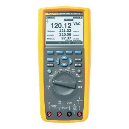 Multimetr Ruční 10 A, typ displeje: Digitální 1000 V, číslo modelu: 289 Fluke True RMS 10 A, ISOCAL